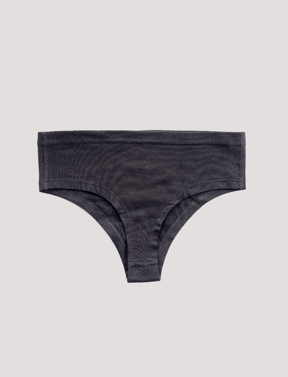 Calzón Algodón - Culotte Negro - Ria Underwear