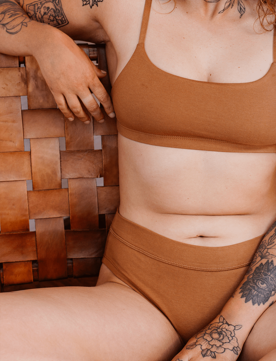 Calzón Algodón - Short Camel - Ria Underwear