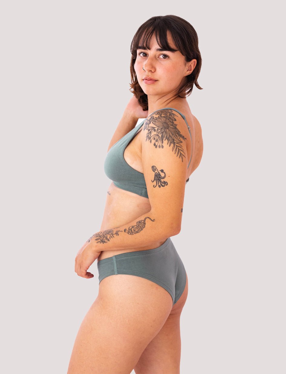Calzon Bikini Verde - Ria Underwear