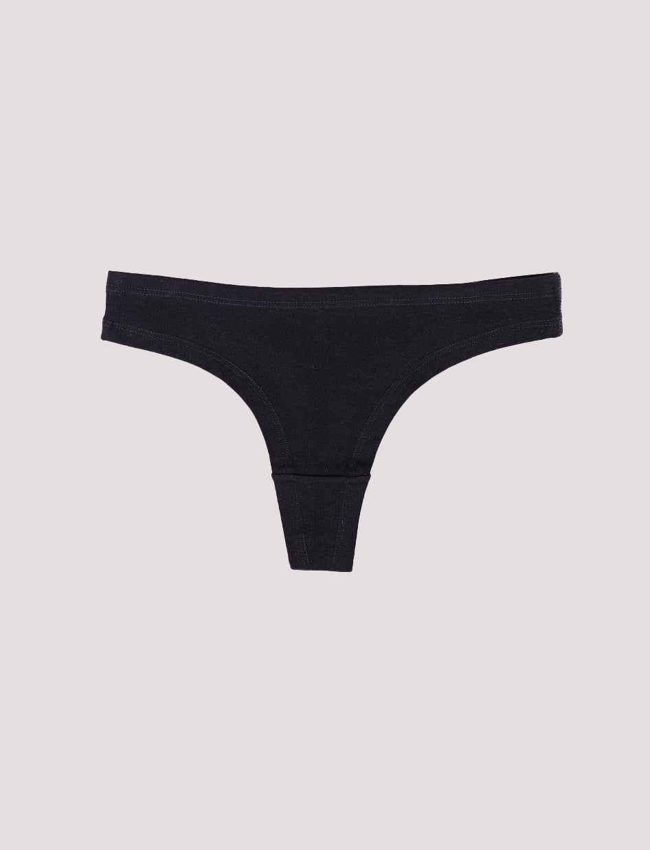 Calzon Tanga Negro - Ria Underwear