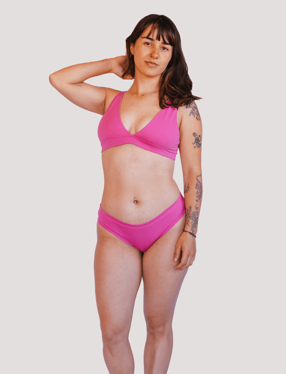 Peto Algodón - Escote en V Candy - Ria Underwear