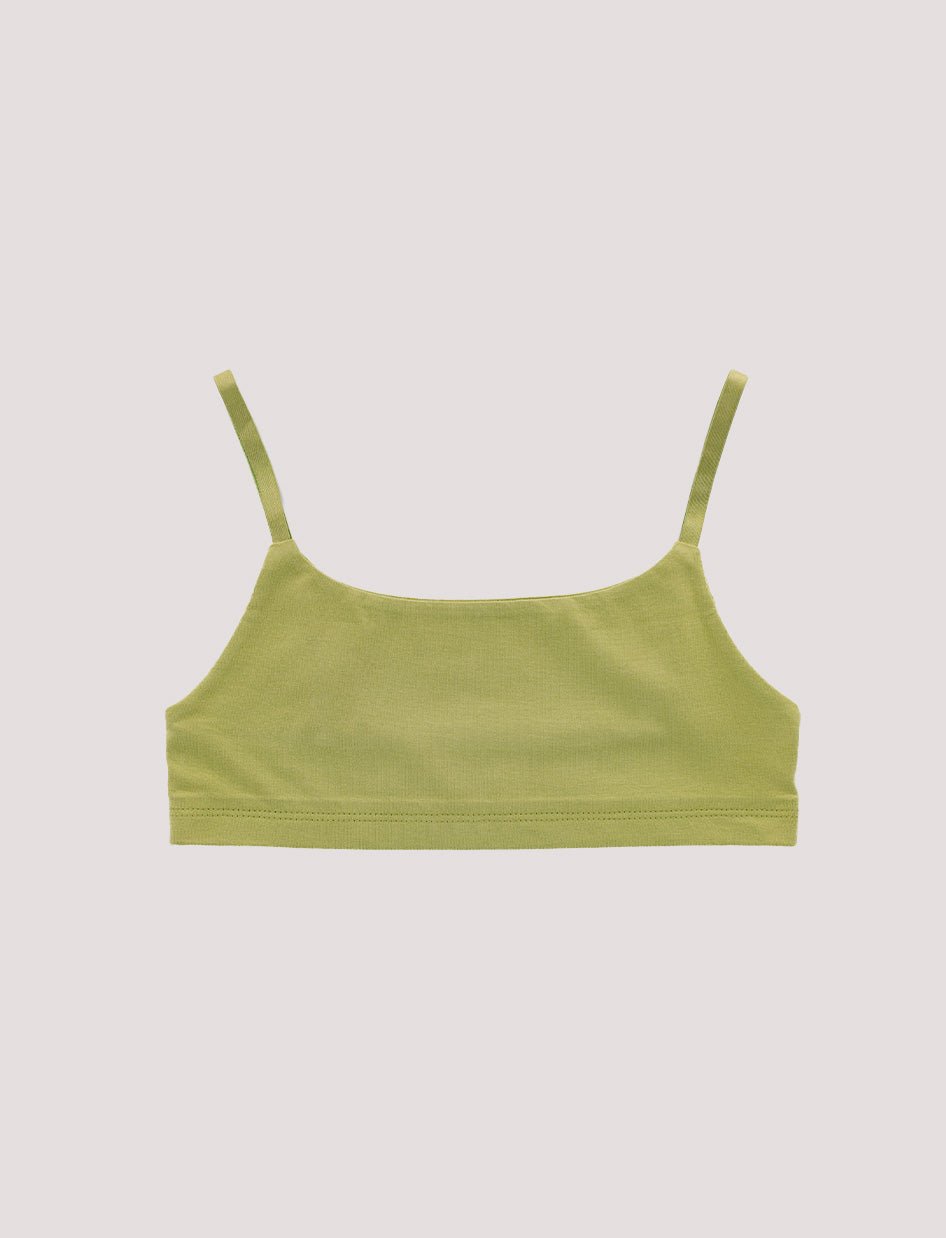 Peto Algodón - Escote recto Pistacho - Ria Underwear