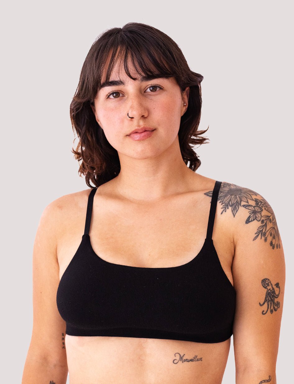 Peto Recto Negro - Ria Underwear