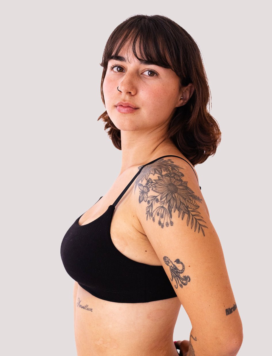 Peto Recto Negro - Ria Underwear