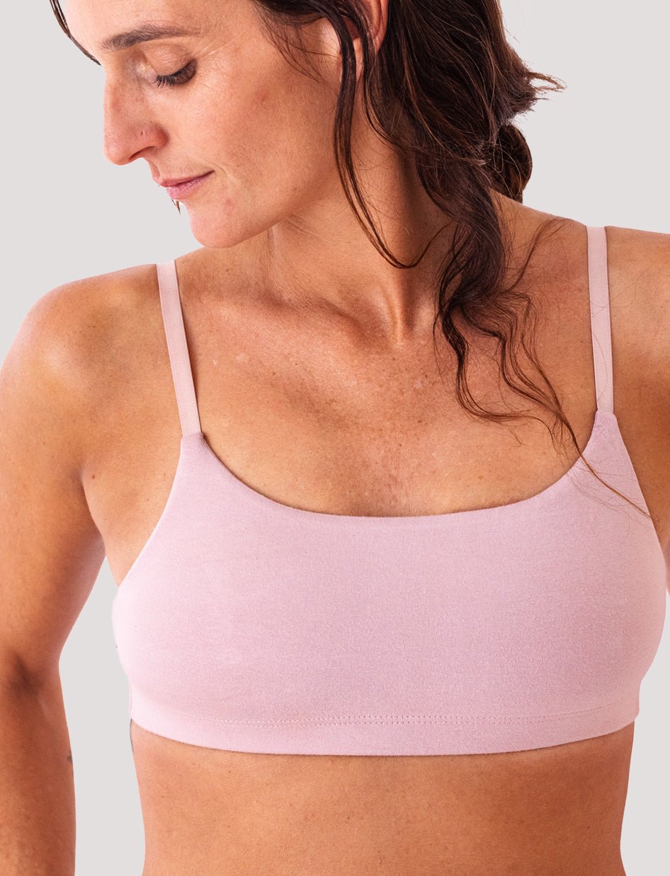 Peto Algodón escote recto Rosa Ria Underwear