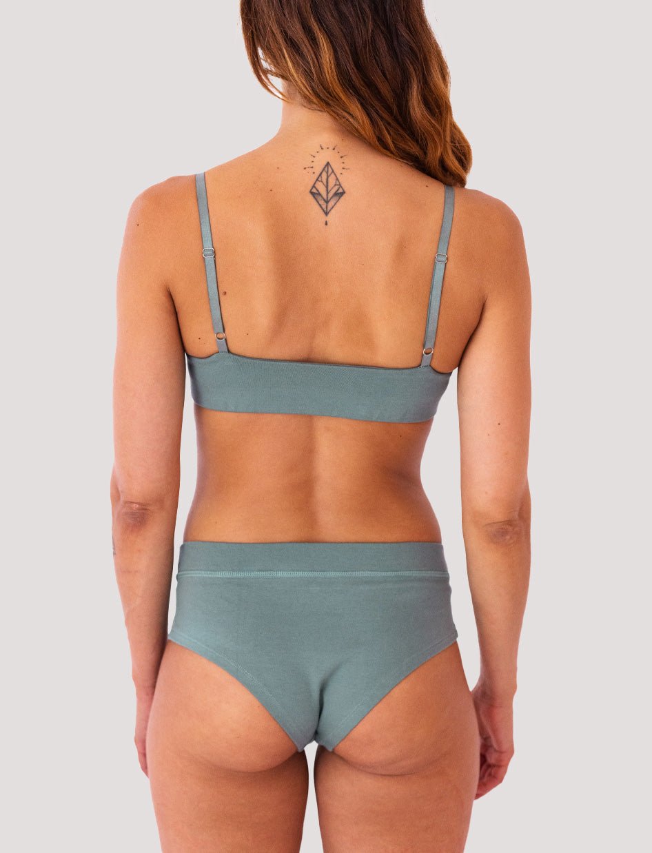 Peto Recto Verde - Ria Underwear