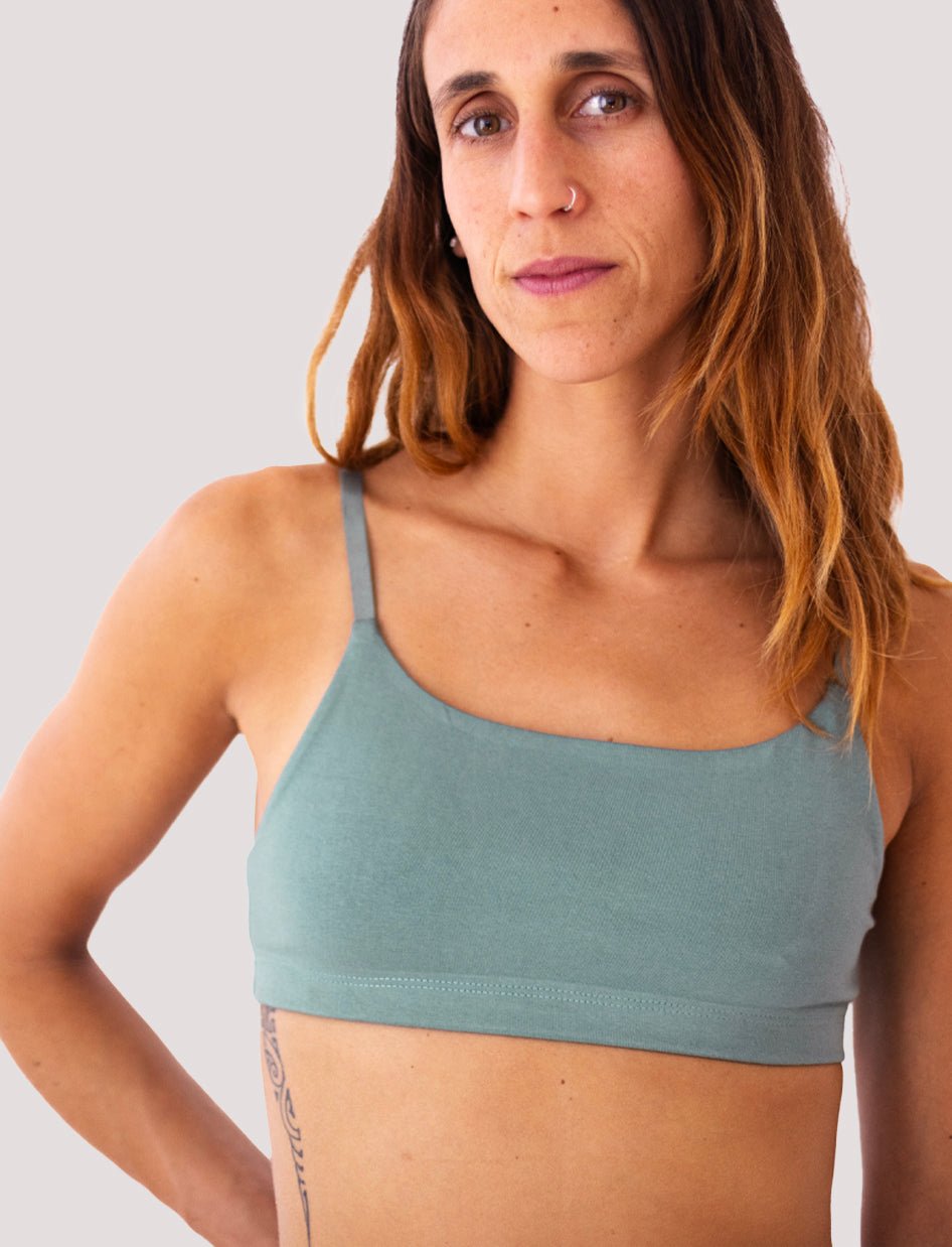Peto Recto Verde - Ria Underwear