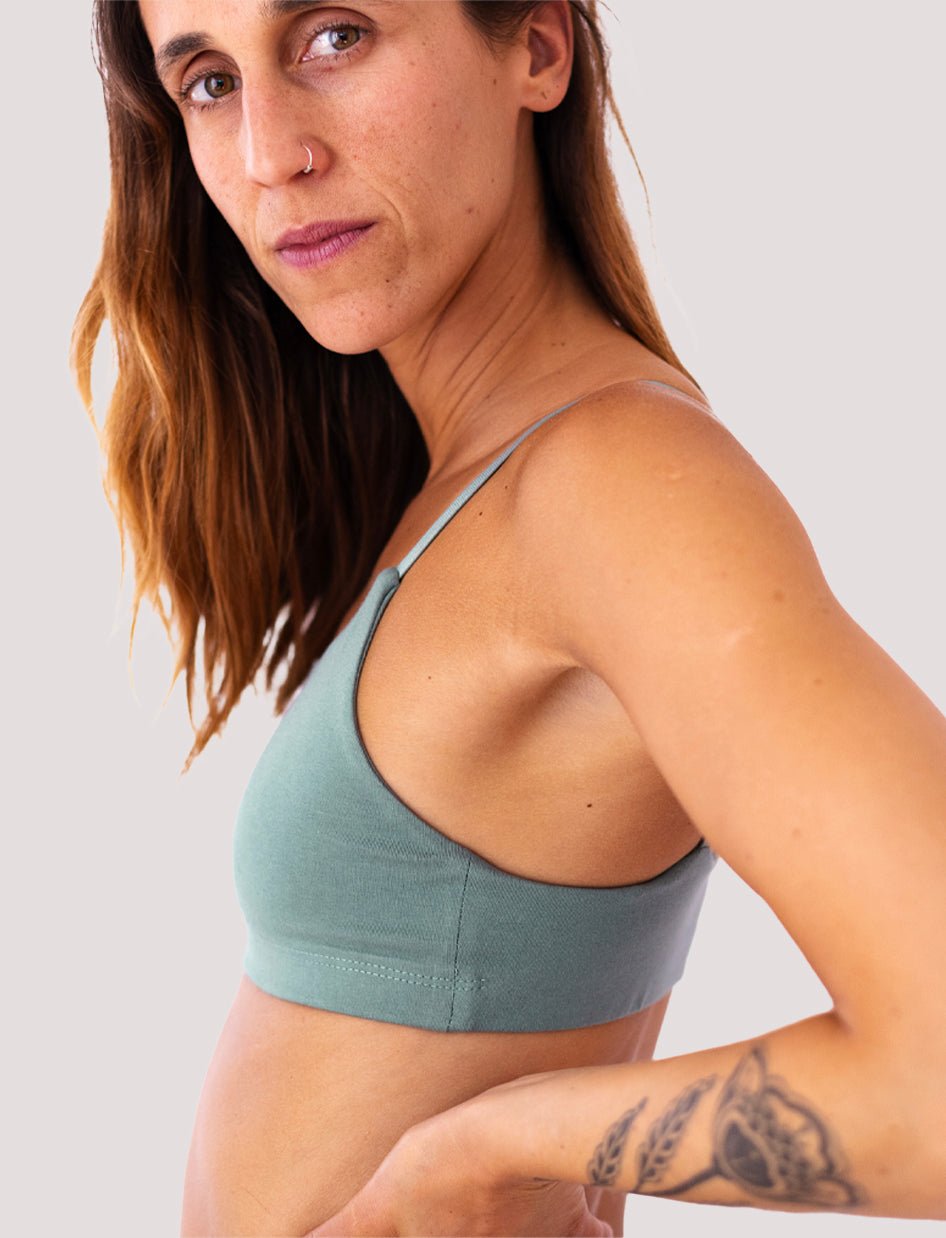 Peto Recto Verde - Ria Underwear