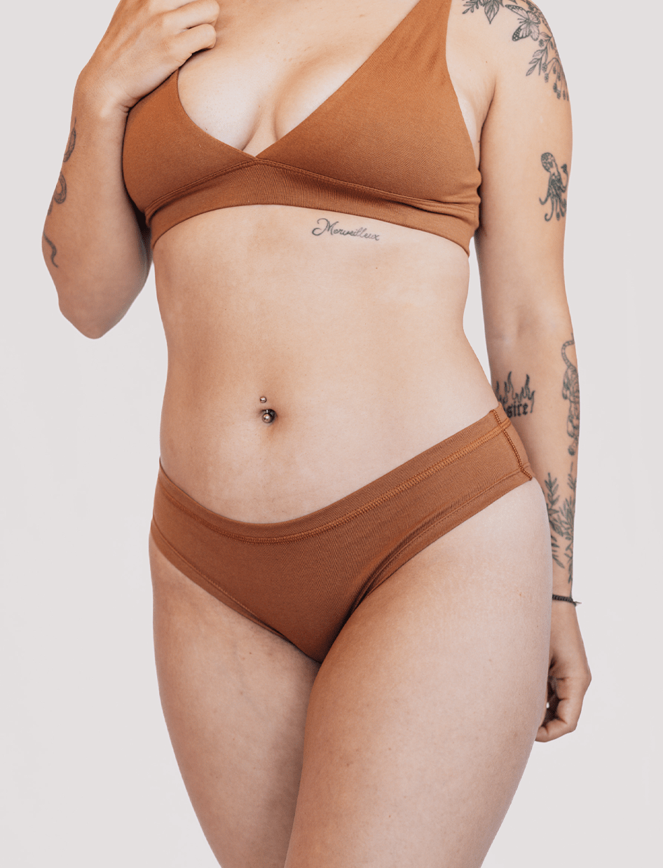 Calzón Algodón - Bikini Camel - Ria Underwear