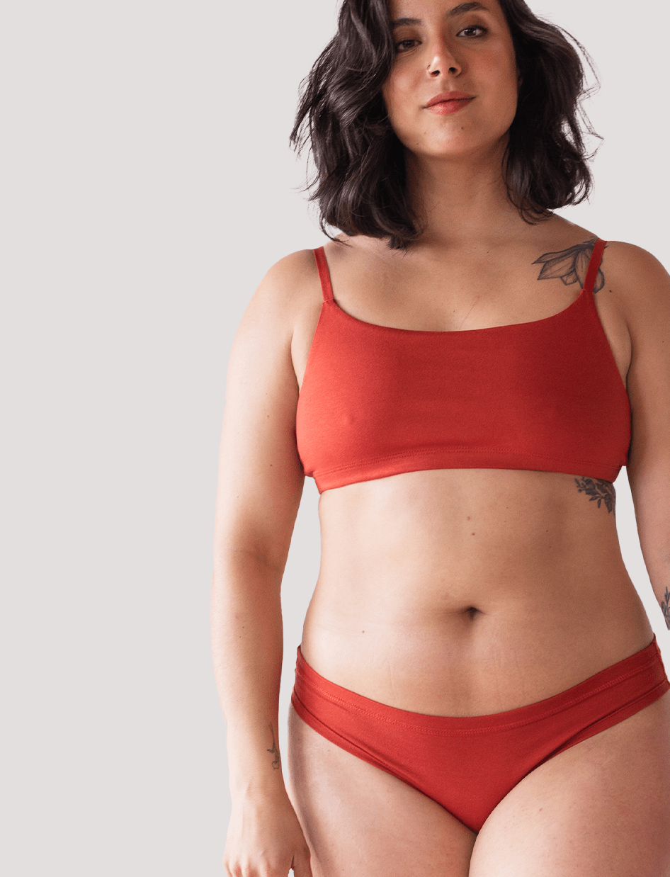 Calzón Algodón - Bikini Ladrillo - Ria Underwear