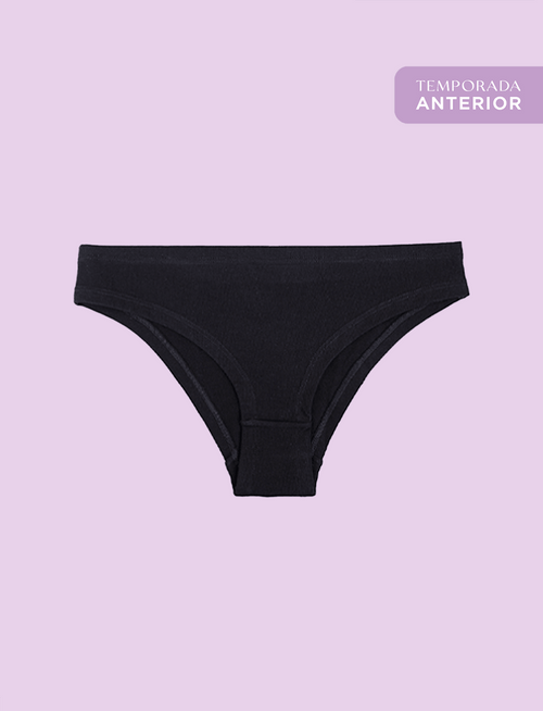Calzón Algodón - Bikini Negro - Ria Underwear