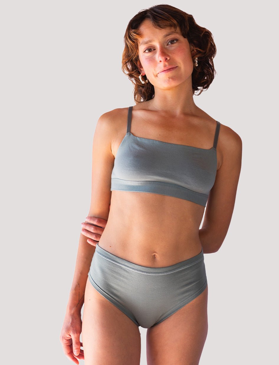 Calzón Algodón - Culotte Verde - Ria Underwear