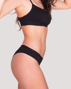 Calzón Algodón Orgánico - Bikini Negro - Ria Underwear