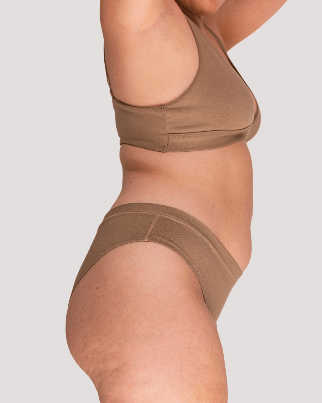 Calzón Algodón Orgánico - Bikini Taupe - Ria Underwear
