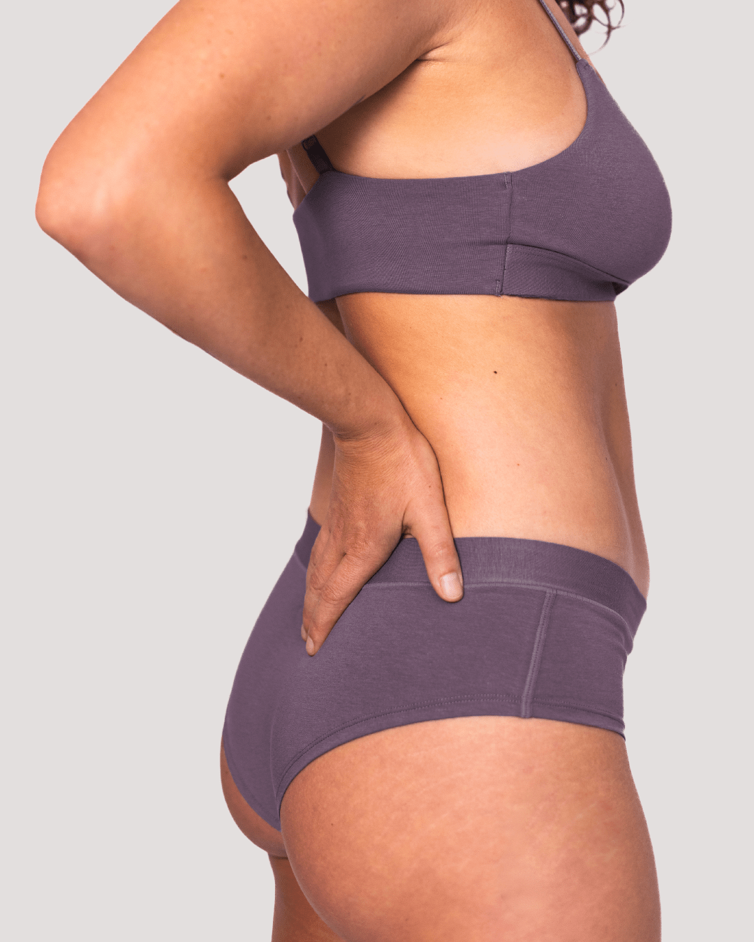 Calzón Algodón Orgánico - Short Malva - Ria Underwear