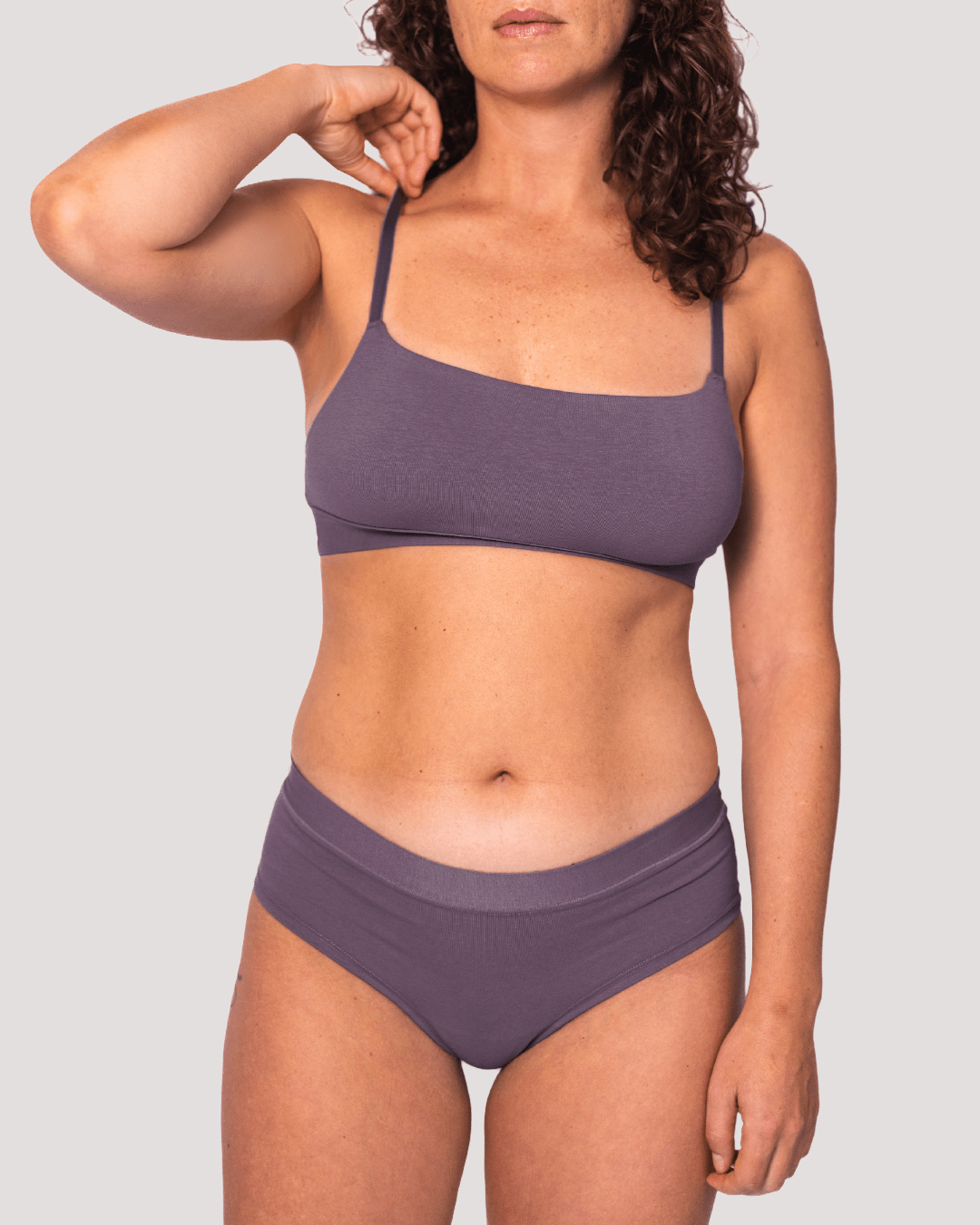 Calzón Algodón Orgánico - Short Malva - Ria Underwear