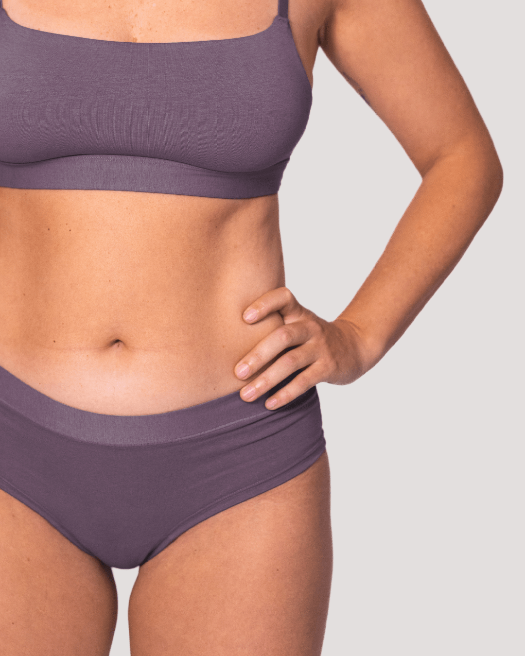 Calzón Algodón Orgánico - Short Malva - Ria Underwear