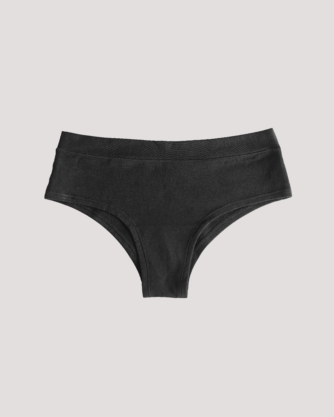 Calzón Algodón Orgánico - Short Negro - Ria Underwear