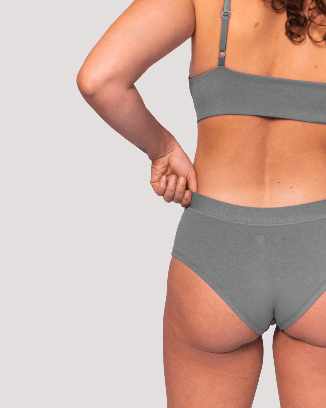 Calzón Algodón Orgánico - Short Verde - Ria Underwear