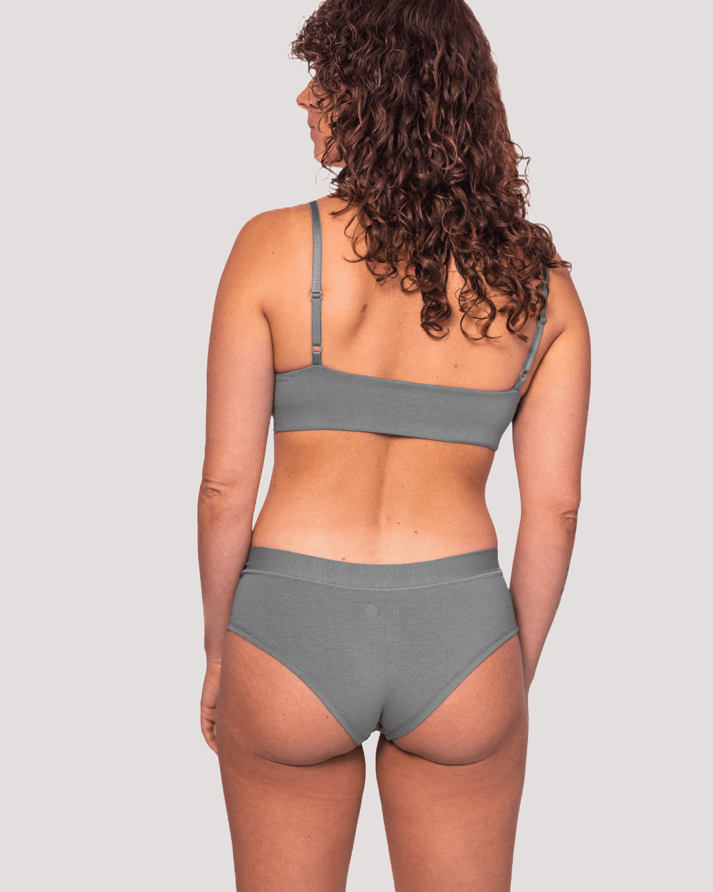 Calzón Algodón Orgánico - Short Verde - Ria Underwear