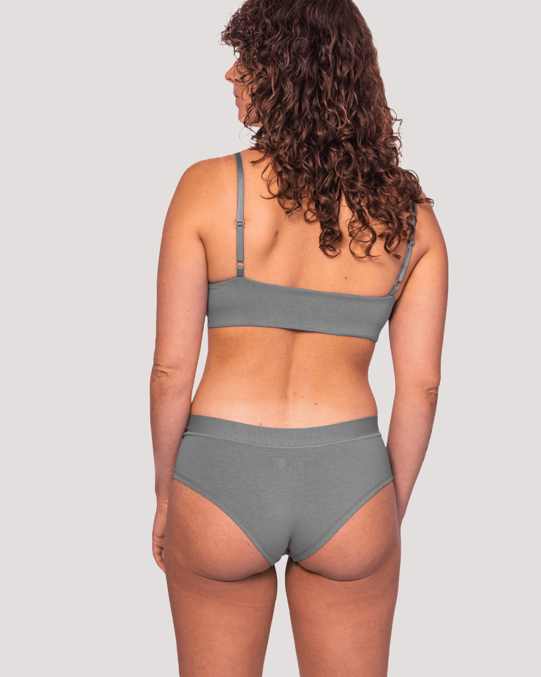 Calzón Algodón Orgánico - Short Verde - Ria Underwear
