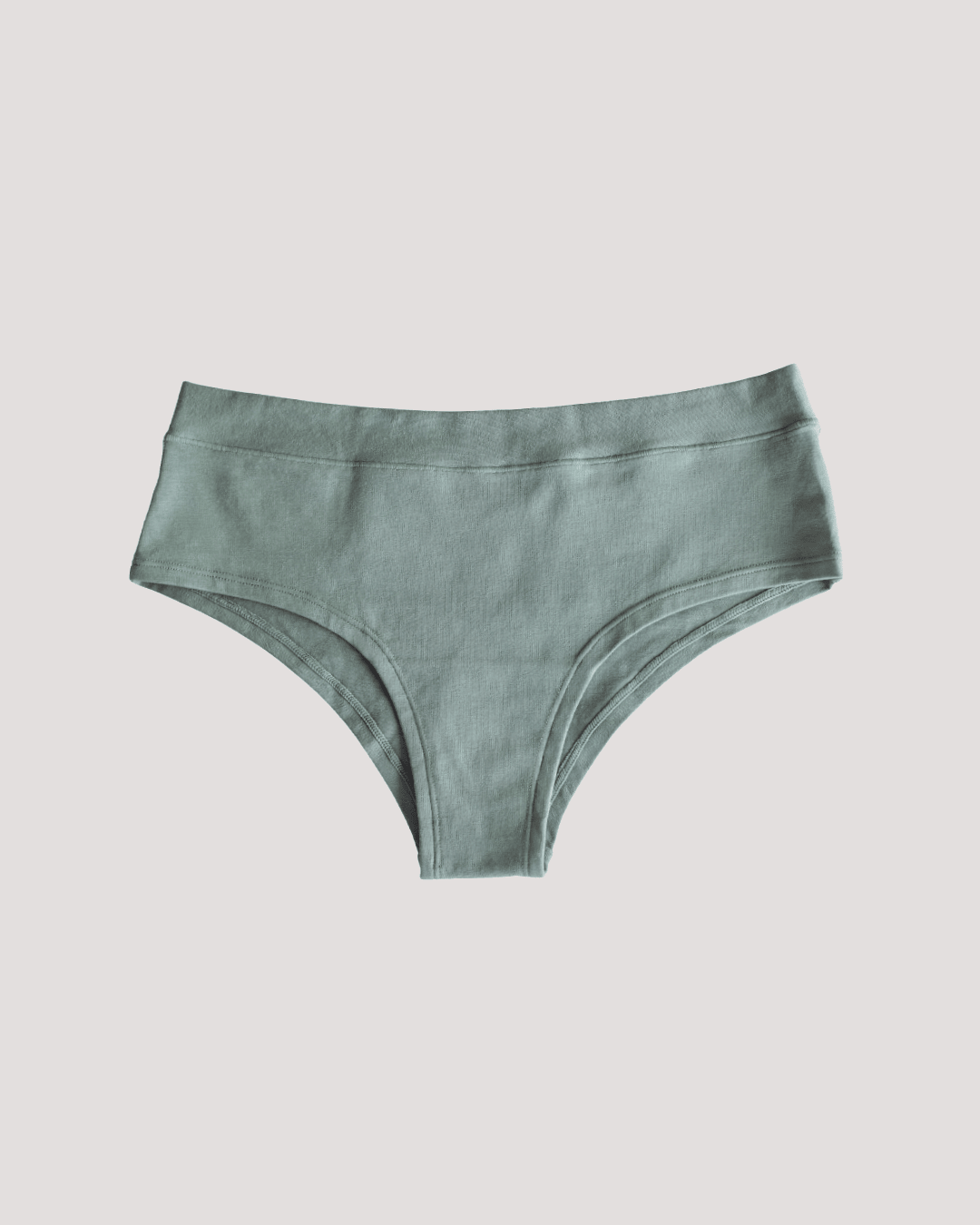 Calzón Algodón Orgánico - Short Verde - Ria Underwear