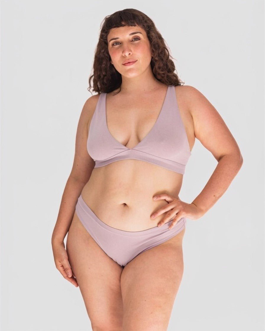 Calzón Algodón Orgánico - Tanga Rosa - Ria Underwear