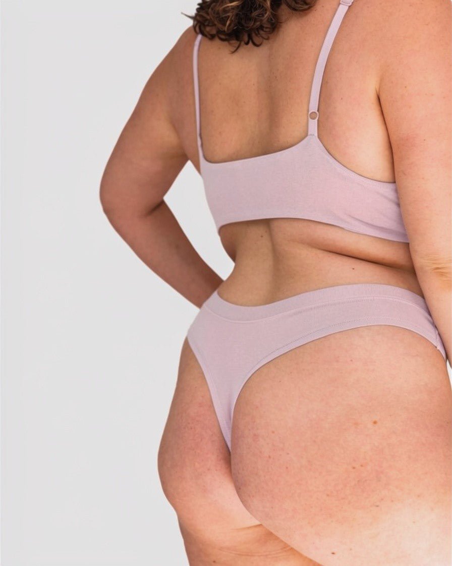 Calzón Algodón Orgánico - Tanga Rosa - Ria Underwear