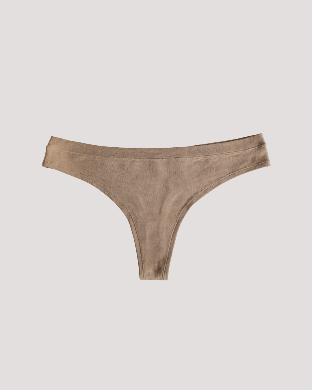 Calzón Algodón Orgánico - Tanga Taupe - Ria Underwear