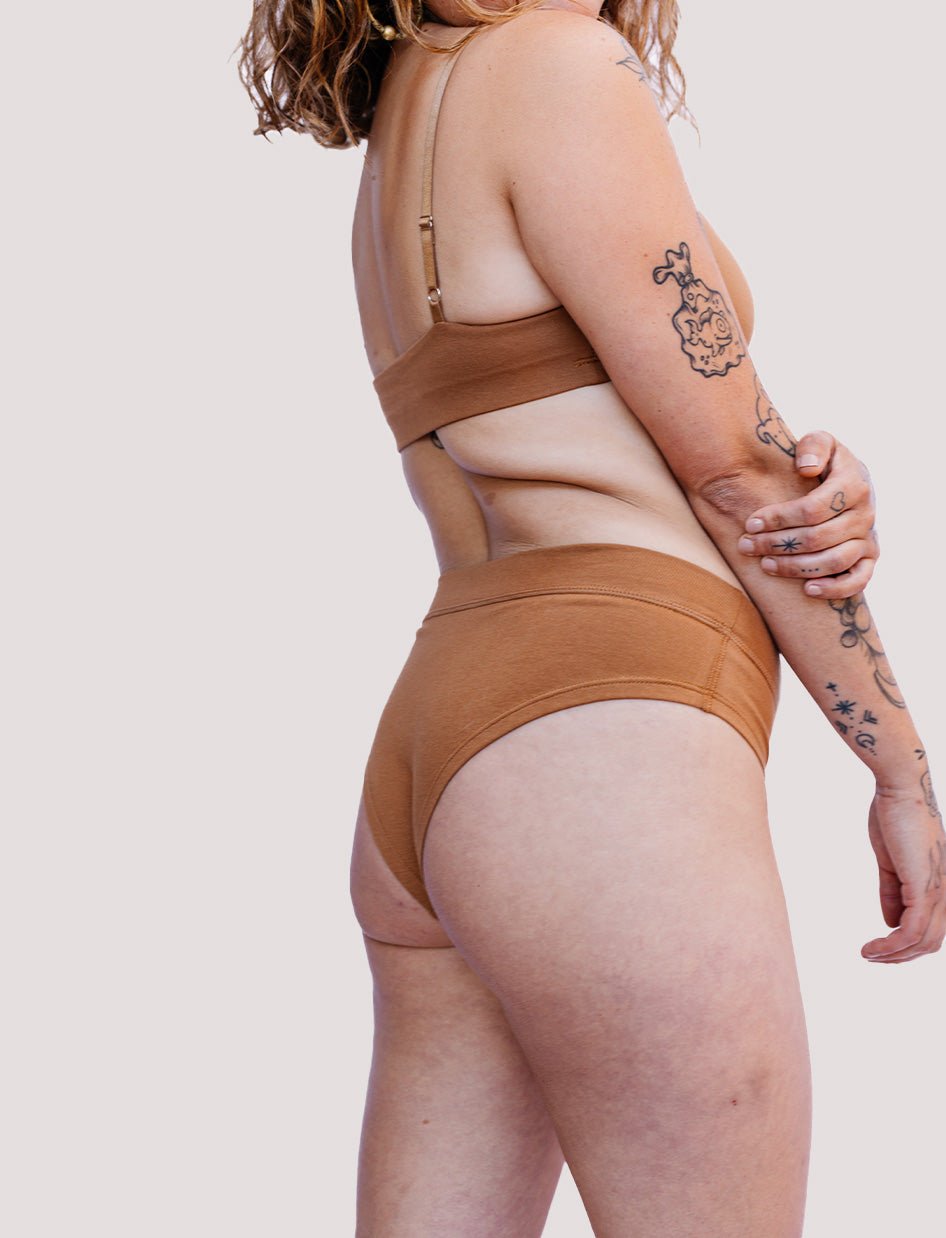 Calzón Algodón - Short Camel - Ria Underwear