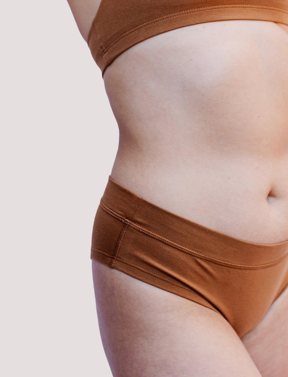 Calzón Algodón - Short Camel - Ria Underwear