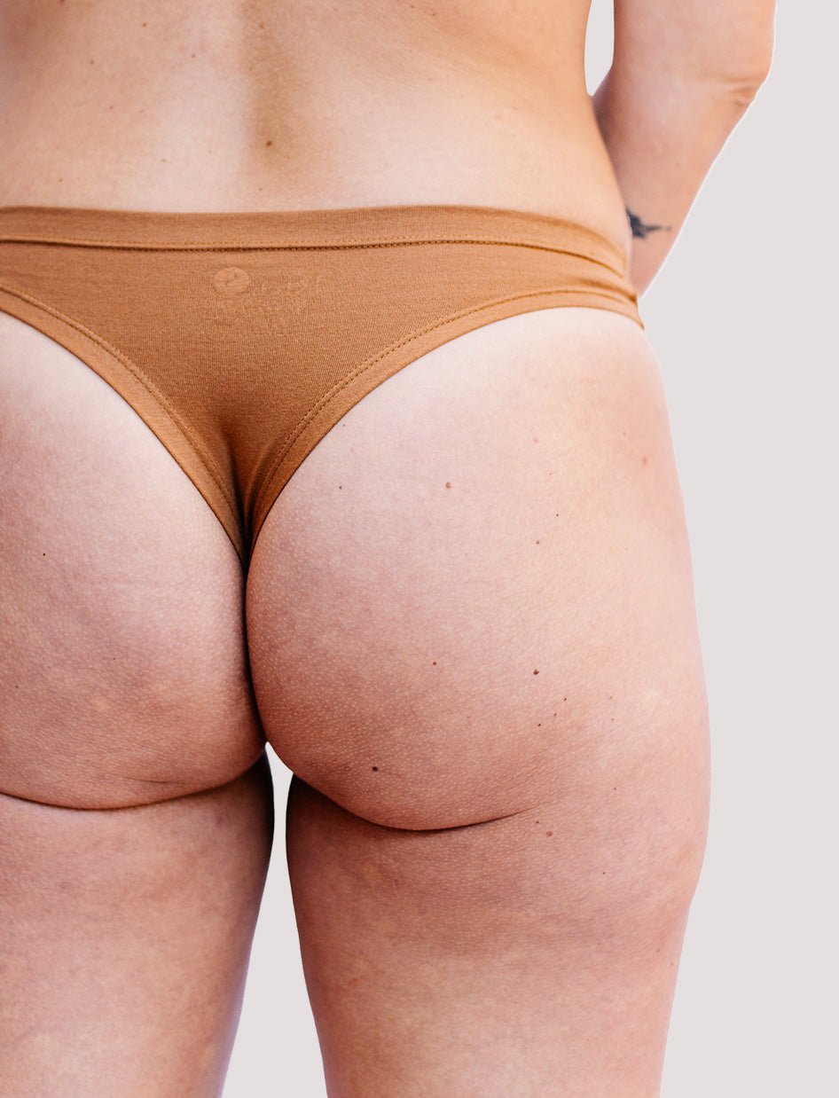Calzón Algodón - Tanga Camel - Ria Underwear
