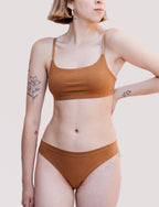Calzón Algodón - Tanga Camel - Ria Underwear