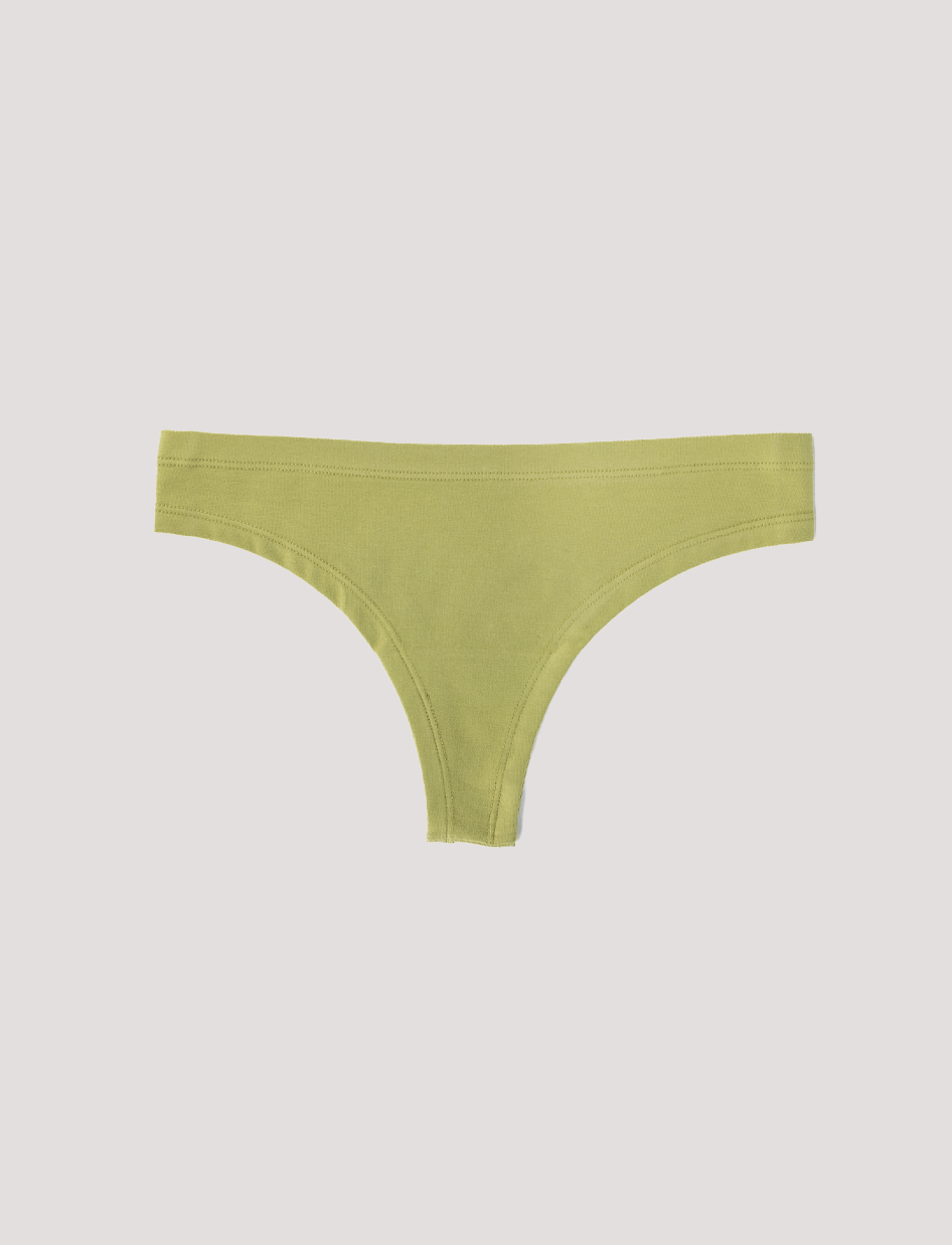 Calzón Algodón - Tanga Pistacho - Ria Underwear