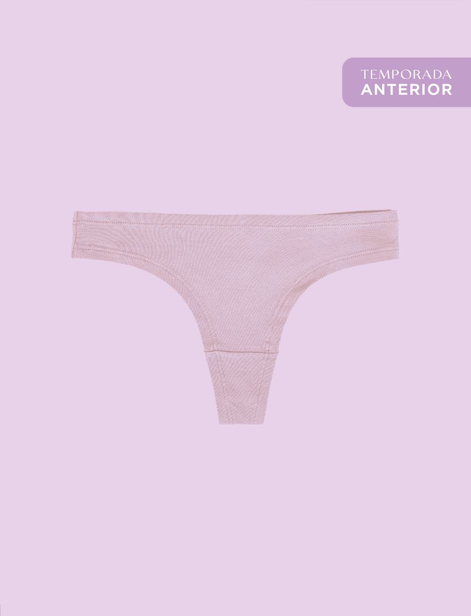 Calzón Algodón - Tanga Rosa - Ria Underwear