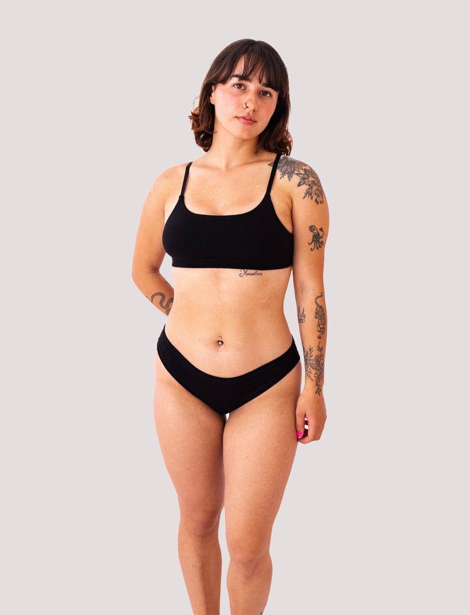Calzon Bikini Negro - Ria Underwear