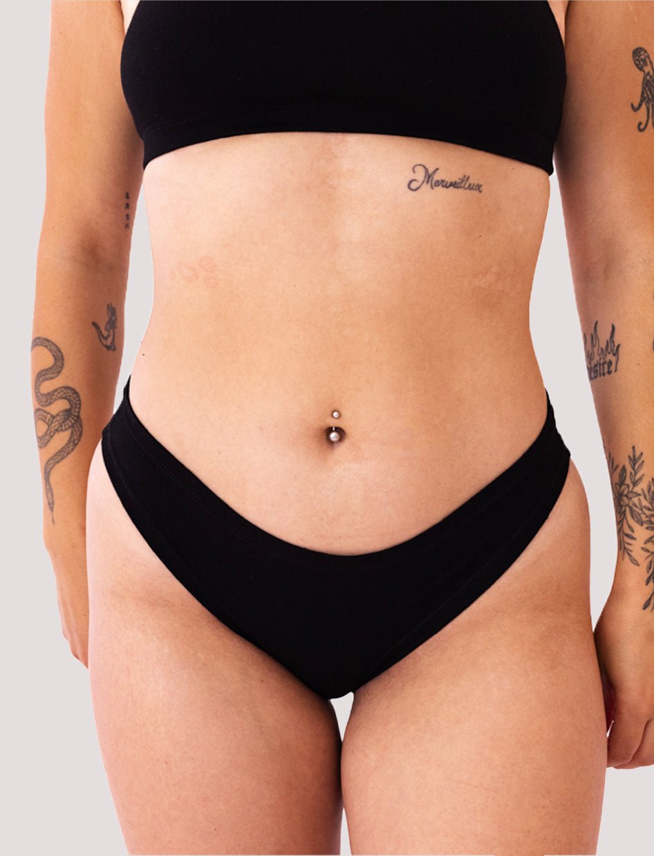 Calzon Bikini Negro - Ria Underwear