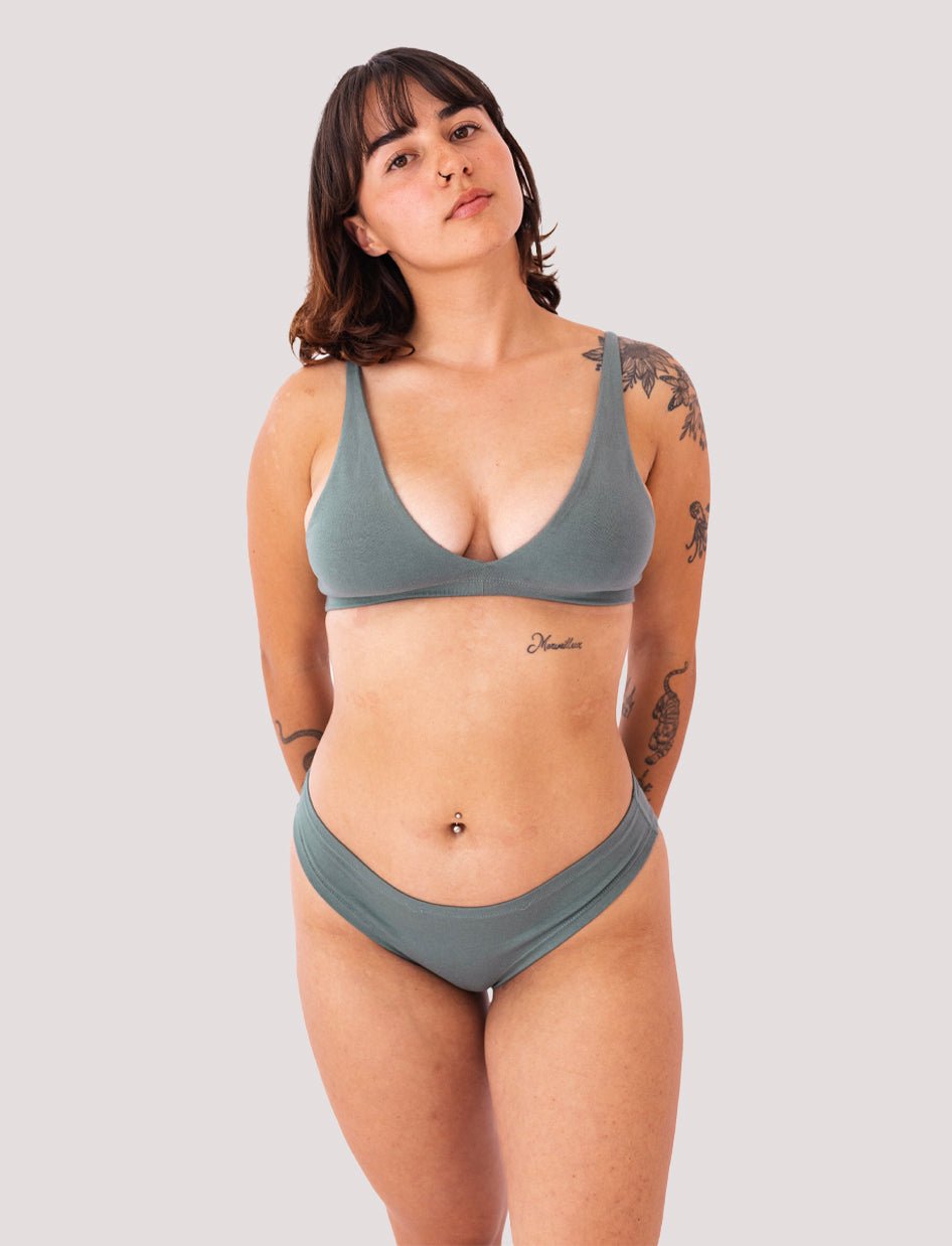 Calzon Bikini Verde - Ria Underwear