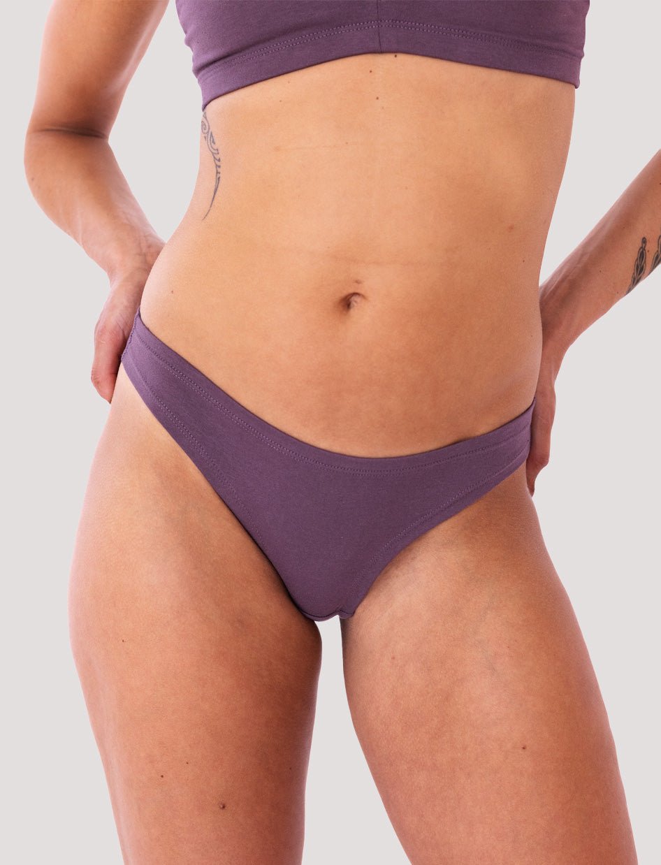 Calzon Tanga Malva - Ria Underwear