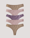 Pack Calzón Algodón Orgánico - Tanga - Ria Underwear