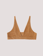 Peto Algodón - Escote en V Camel - Ria Underwear
