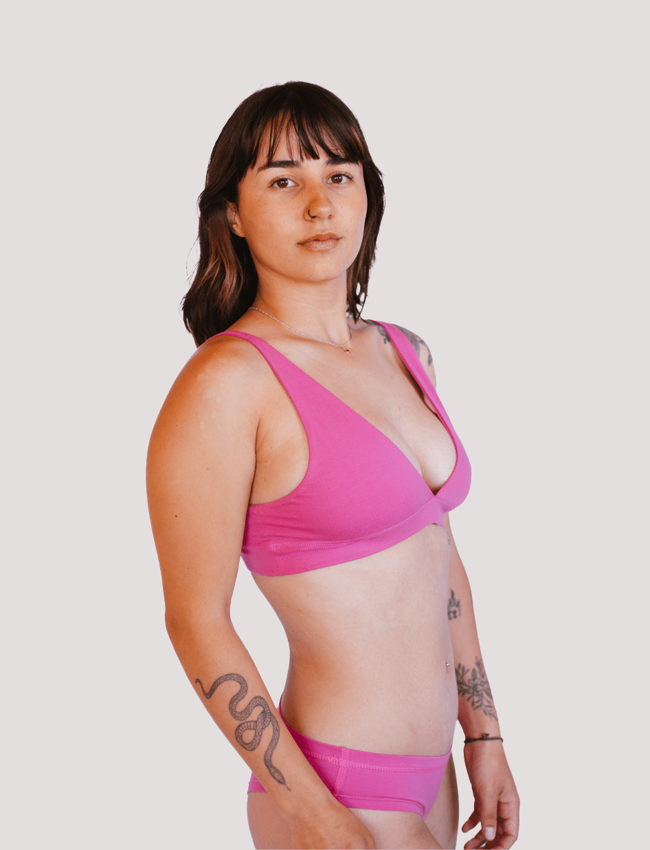 Peto Algodón - Escote en V Candy - Ria Underwear