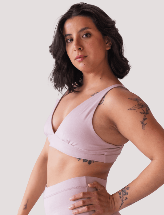 Peto Algodón - Escote en V Rosa - Ria Underwear