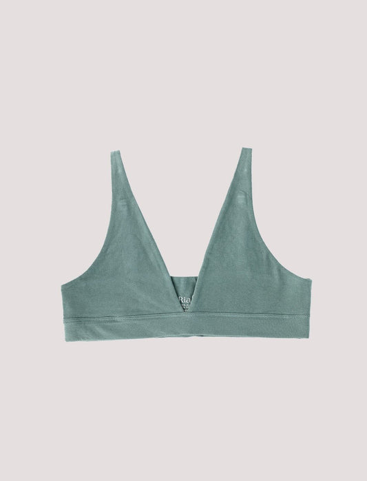 Peto Algodón - Escote en V Verde - Ria Underwear