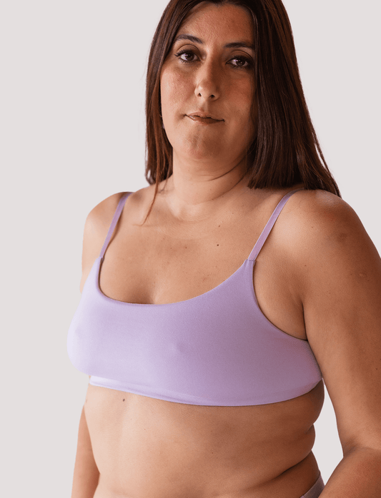 Peto Algodón - Escote recto Lila - Ria Underwear