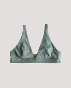 Peto Algodón Orgánico - Escote en V Verde - Ria Underwear