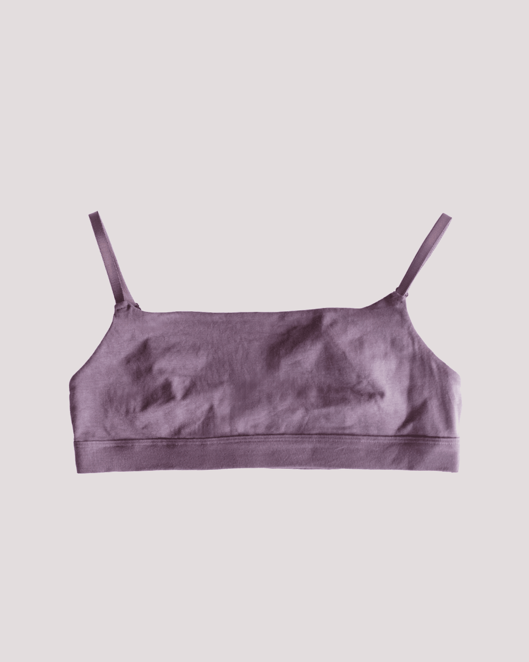 Peto Algodón Orgánico - Escote Recto Malva - Ria Underwear