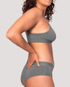 Peto Algodón Orgánico - Escote Recto Verde - Ria Underwear