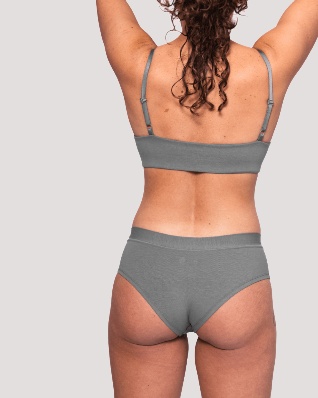 Peto Algodón Orgánico - Escote Recto Verde - Ria Underwear