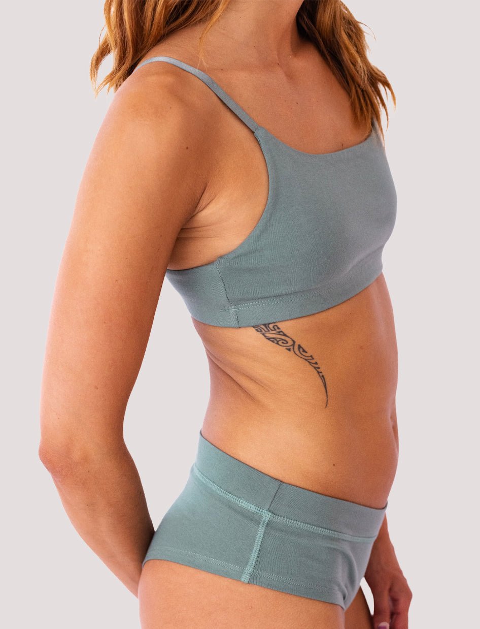 Peto Recto Verde - Ria Underwear